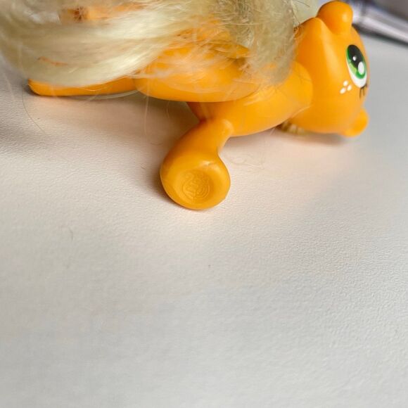 My Little Pony Apple Jack G4 3" Brushable Open Mouth Hasbro - Picture 3 of 3
